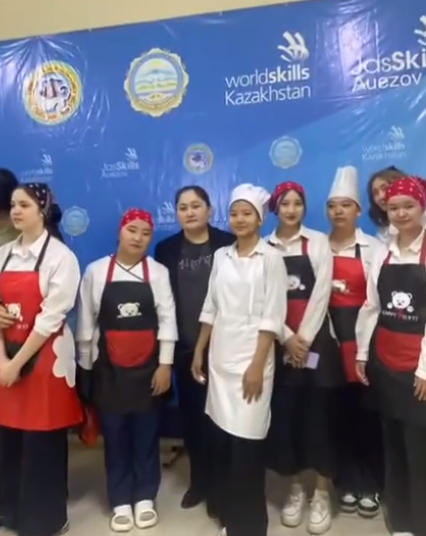 «WoridSkills Almaty» стандарттары бойынша «JasSkills Almaty» қалалық кәсіби шеберлік конкурсына қатысып «Аспаздық ісі» құзыреттілігі