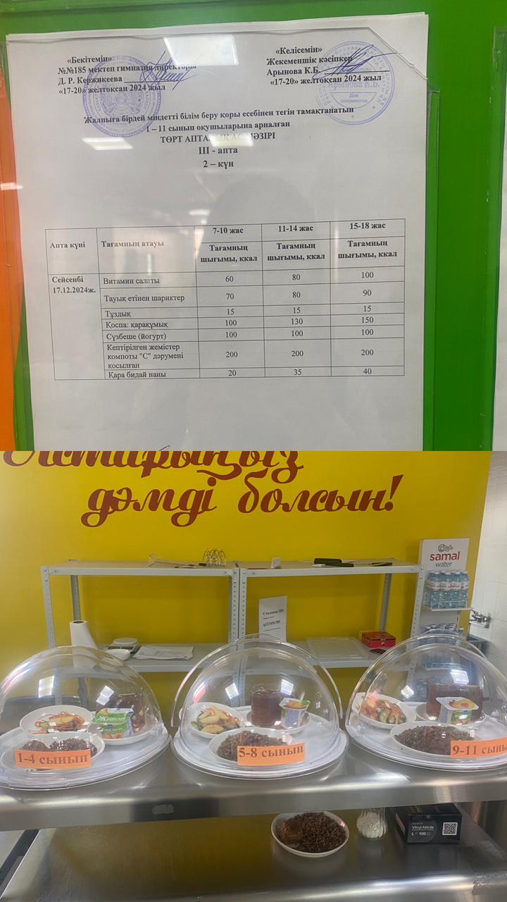 Ас мәзірі ІІІ апта 2 күні