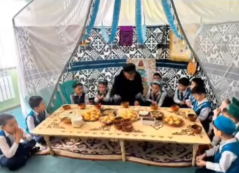 Наурызнама онкүндігі жоспары аясында Наурыз - аға буынды қастерлеу мерекесі тақырыбында іс шара өтілді