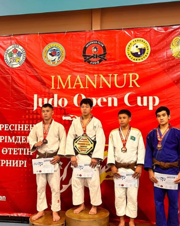 7 «Ә» сынып оқушысы Өмірәлі Заңғарбек «IMANNUR Judo Open Cup» турнирінде жүлделі І орын иеленді!